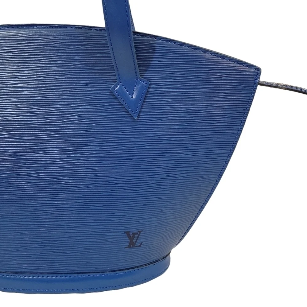 Louis Vuitton Blue Epi Saint Jacques PM Shoulder Bag Excellent Condition